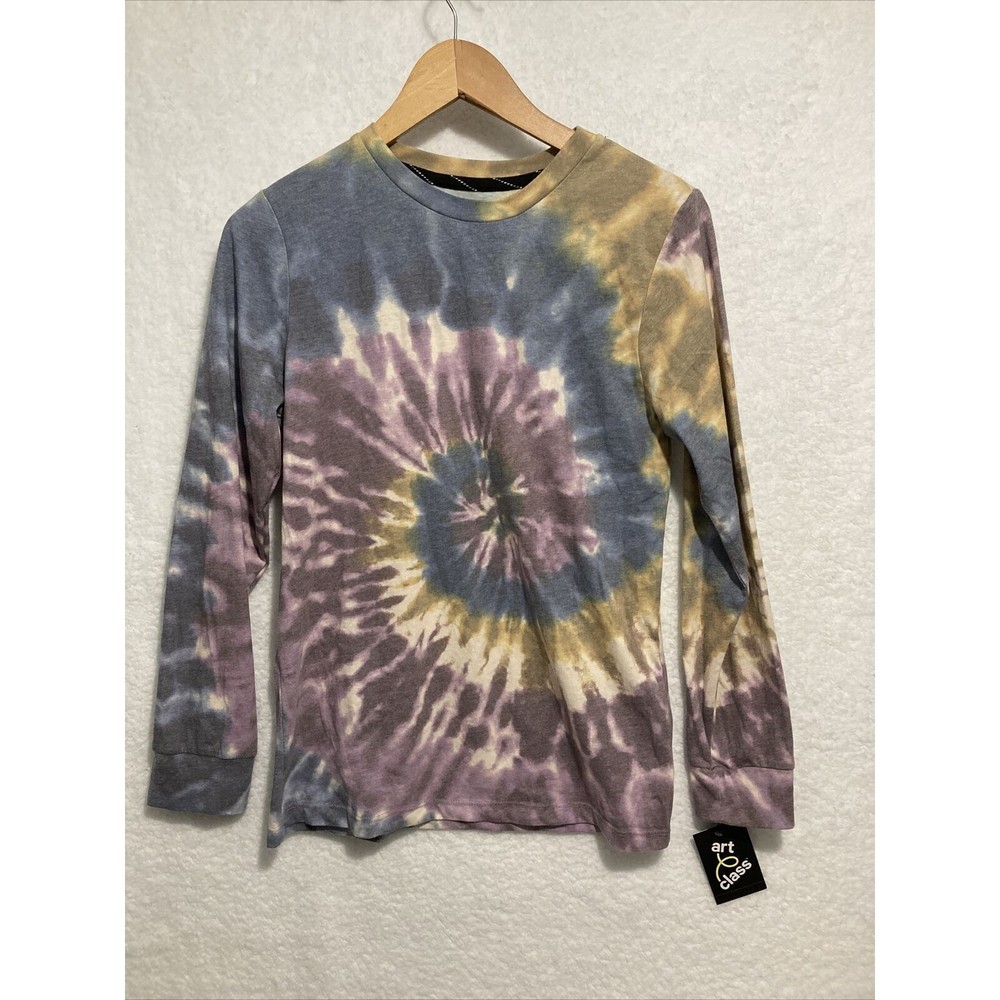 Kid’s ART CLASS Long Sleeve Tie-Dye Shirt, Size Large L